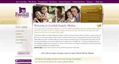 Desktop Screenshot of foothillfamilyshelter.org